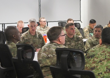 U.S. Army Japan G3 Discusses MDTF Operations with General Officers