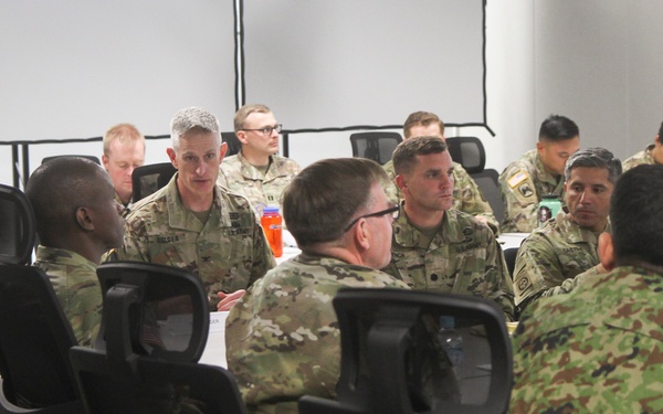 U.S. Army Japan G3 Discusses MDTF Operations with General Officers