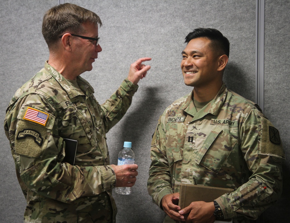 U.S. Army Cyber Commander gives insight to 17th Field Artillery Brigade S6