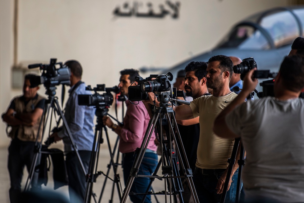 Iraqi Air Enterprise hosts Media Day with Task Force-Air