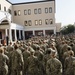 Commander, U.S. Naval Forces Europe and Africa, conducts an all-hands call