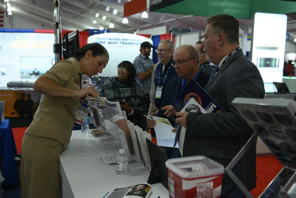 Office of Naval Research Exhibit at Modern Day Marine