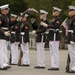 U.S. Marine Corps Silent Drill Platoon Performs for Honor Flight