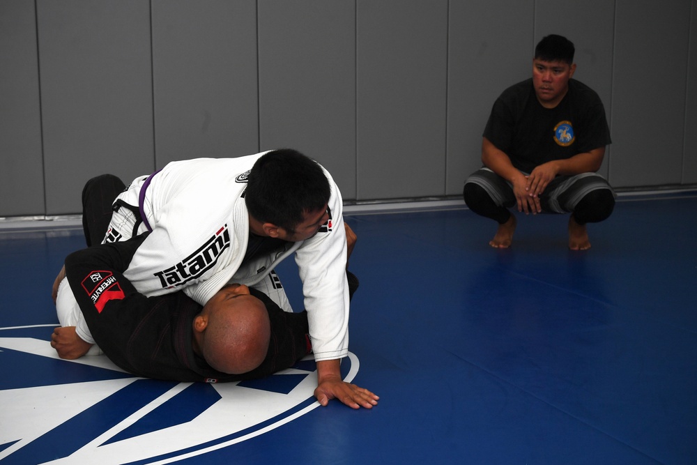 Airmen grapple with adversity in Jiu Jitsu resilience event