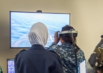 190919-TE695-0023 NEWPORT, R.I. (Sept. 19, 2019) -- International MPT&amp;E visits Navy Officer Training Command