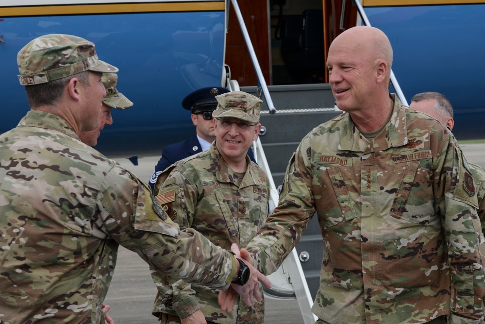 Commander of Air Force Space Command visits AFSOC