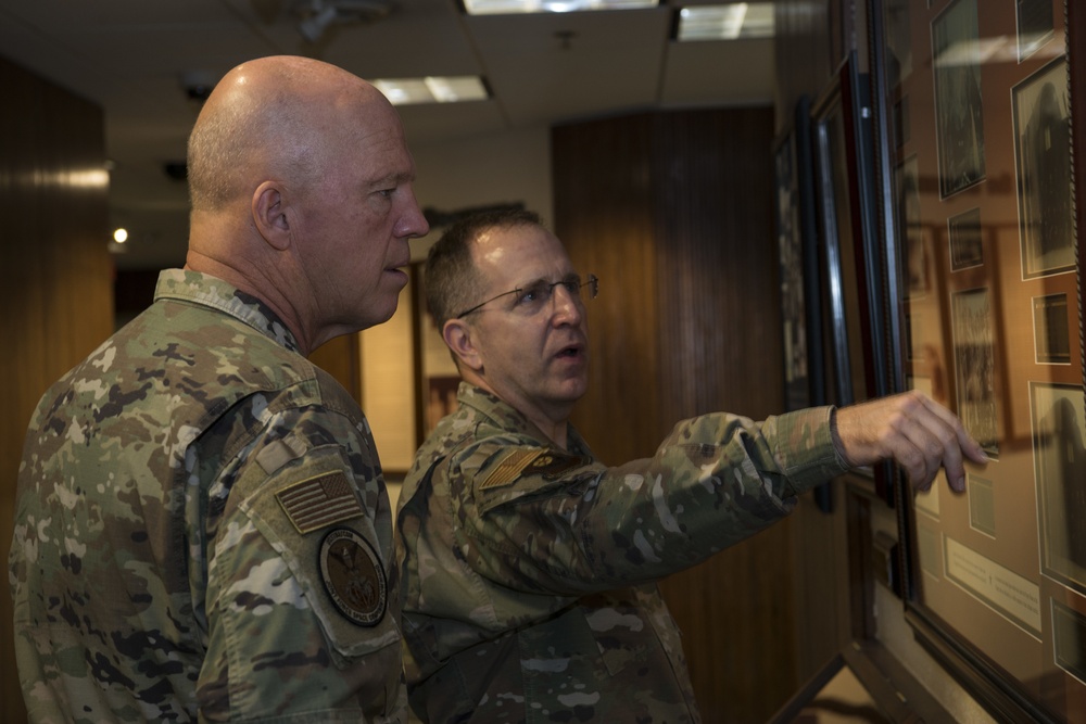 Commander of Air Force Space Command visits AFSOC