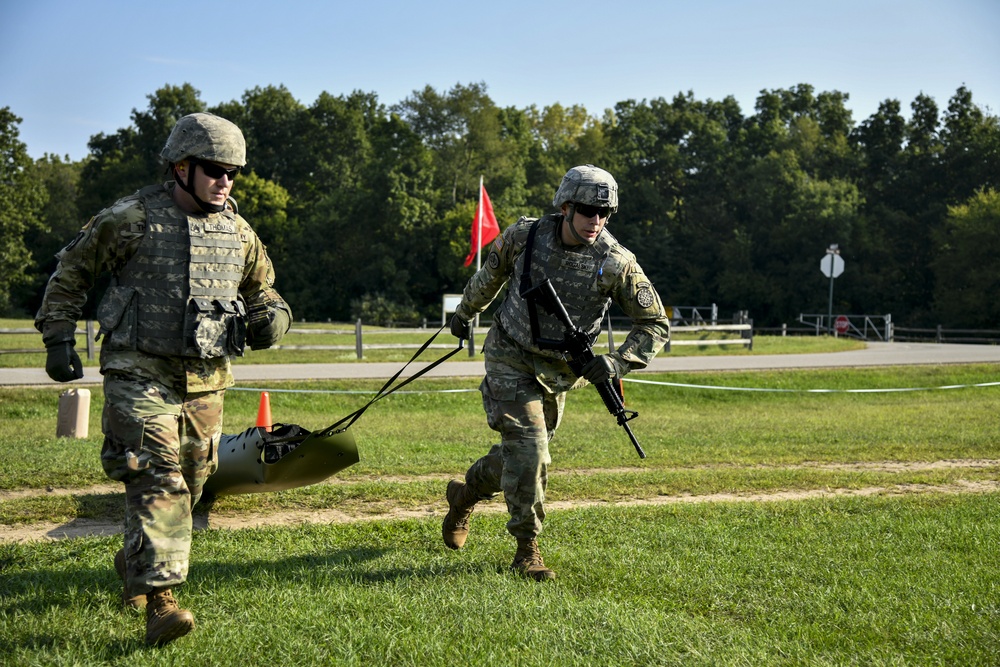 Stress Fire event during Michigan's Best Warrior Competition