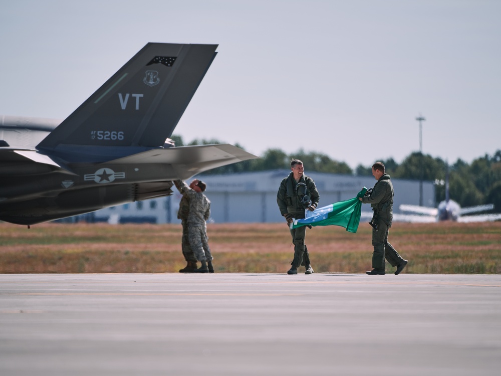 First Air National Guard F-35s Arrive at Vermont's 158th FW