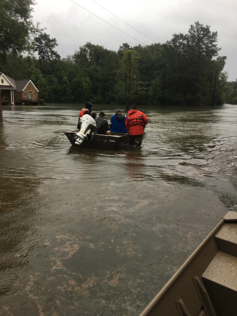 Coast Guard responds to flooding near Beaumont, Texas