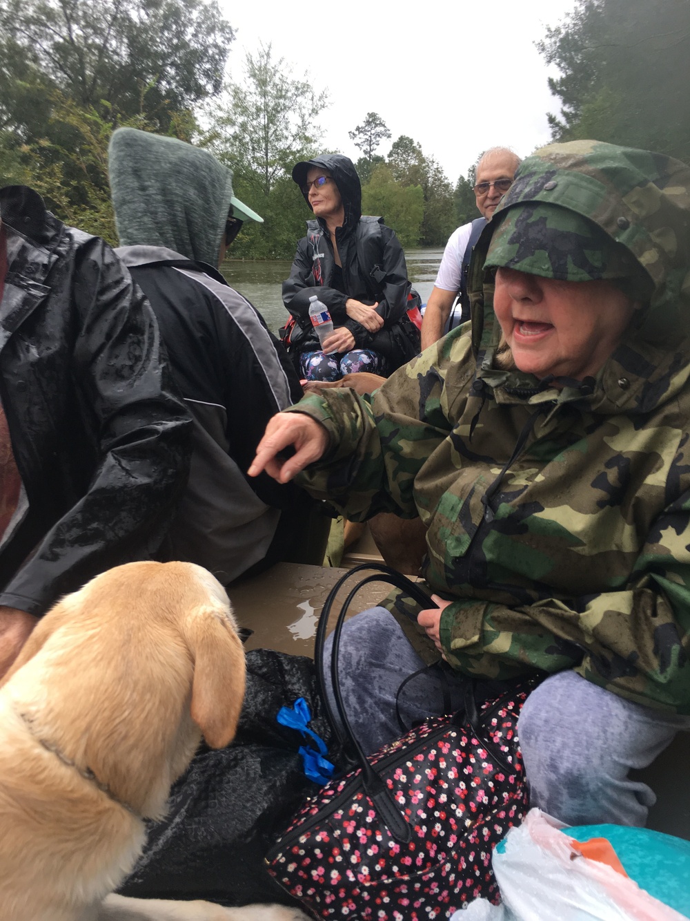 Coast Guard responds to flooding near Beaumont, Texas