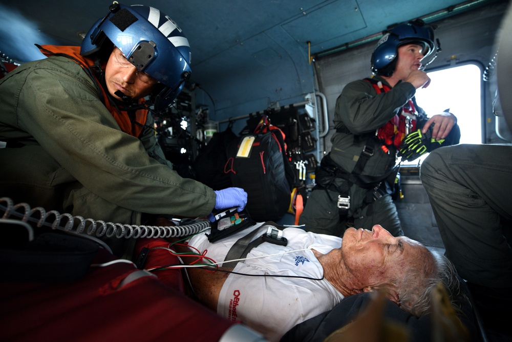 Coast Guard medevacs 91-year-old man from fishing vessel off San Diego coast