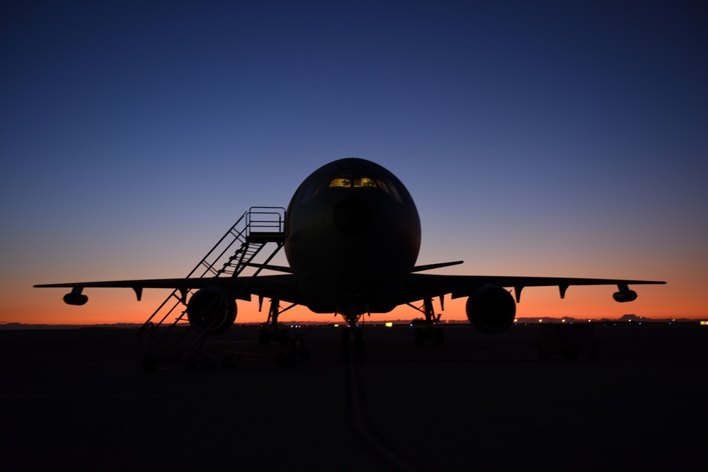 Travis KC-10 supports MG19, refuels Navy EA-18 Growlers