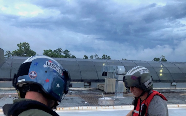 Coast Guard responds to flooding near Beaumont, Texas