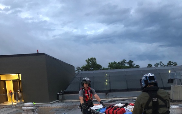 Coast Guard responds to flooding near Beaumont, Texas