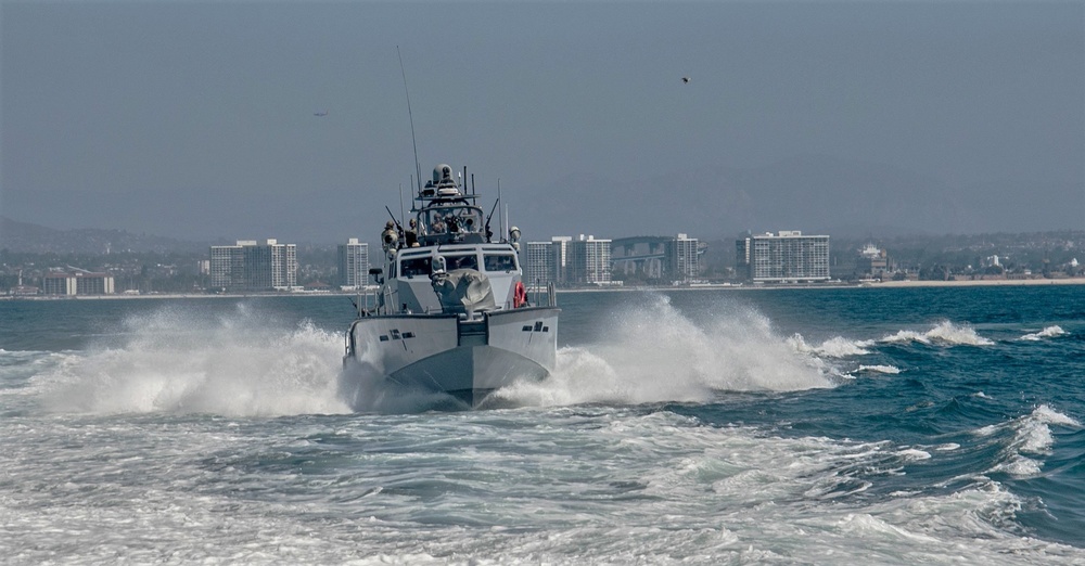 CRS 3 Mark VI Patrol Boats Underway during Unit Level Training