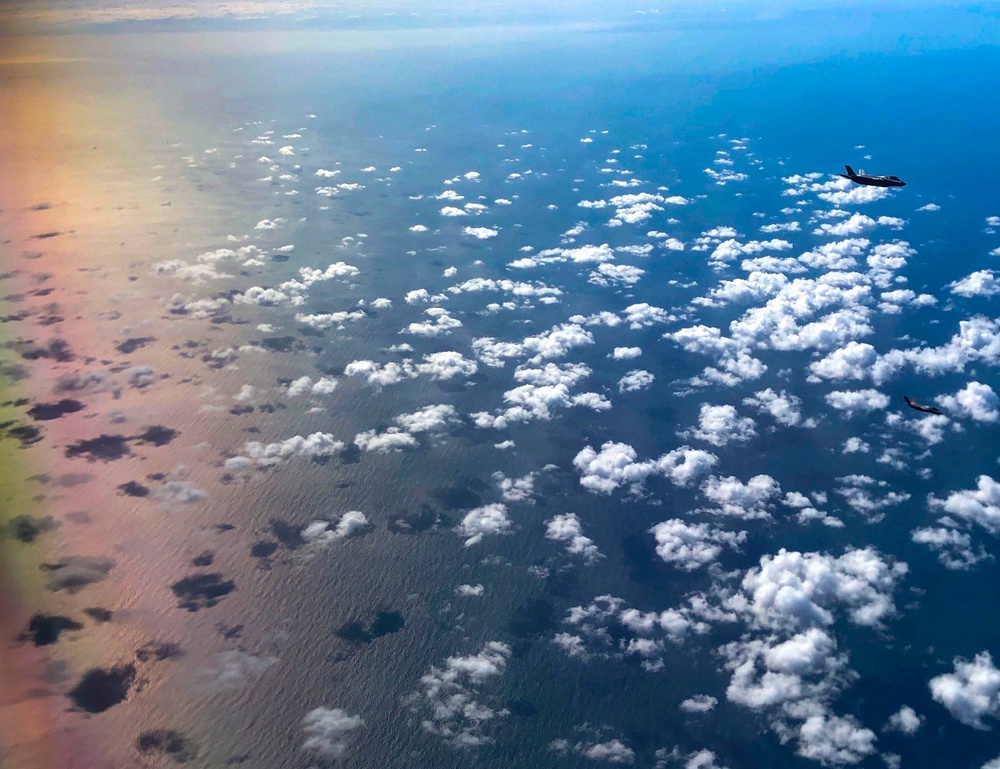 Royal Air Force F-35s Flying High in the Sky