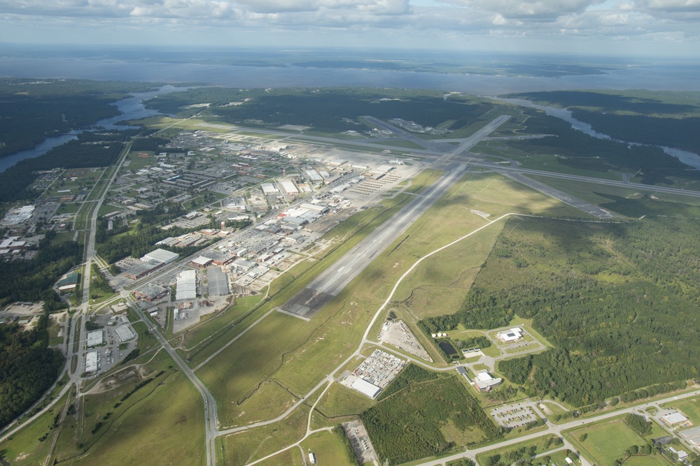 Aerial Photographs of Marine Corps Air Station Cherry Point