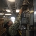 USS San Jacinto Sailors Stand Watch