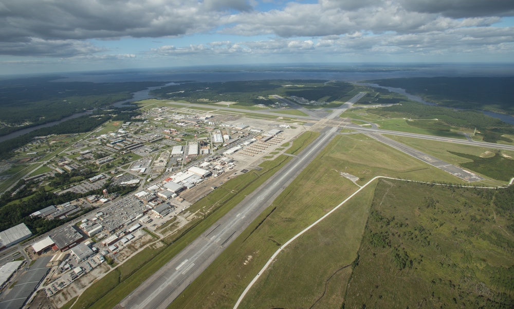 Aerial Photographs of Marine Corps Air Station Cherry Point