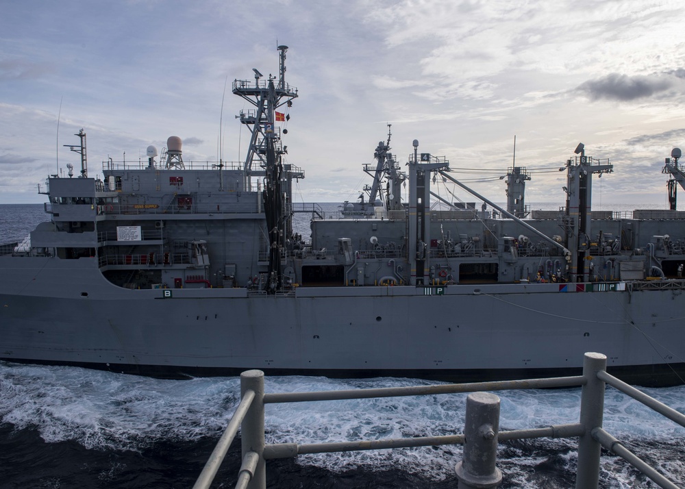 USS Normandy, USS Lassen Conduct Underway Replenishment