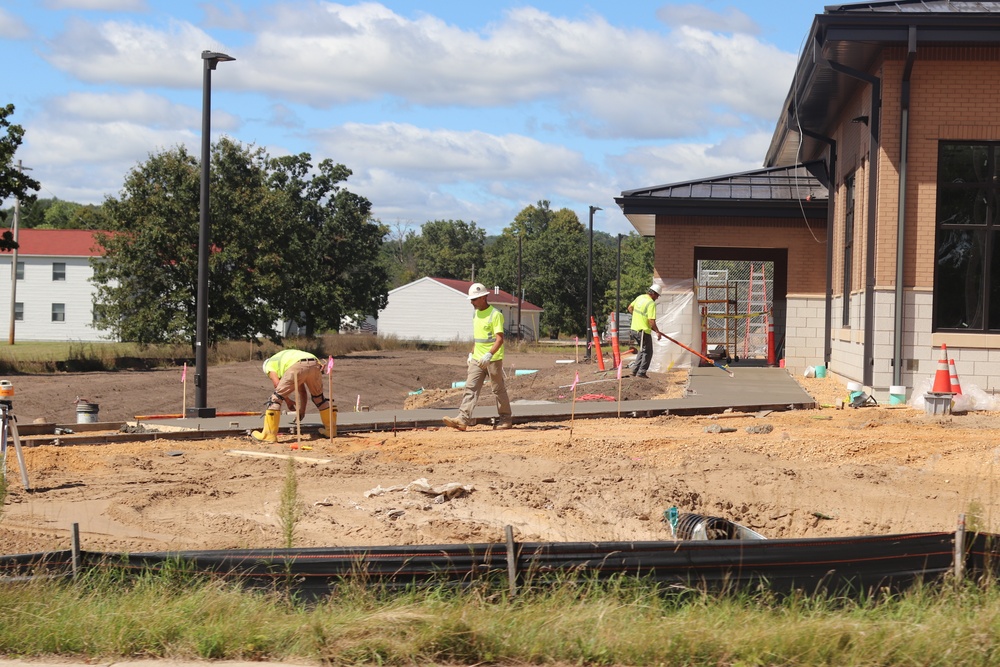 Construction of new training-mobilization dining facilities continues at Fort McCoy