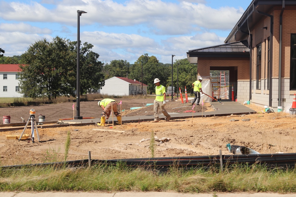 Construction of new training-mobilization dining facilities continues at Fort McCoy