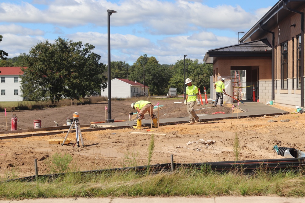 Construction of new training-mobilization dining facilities continues at Fort McCoy