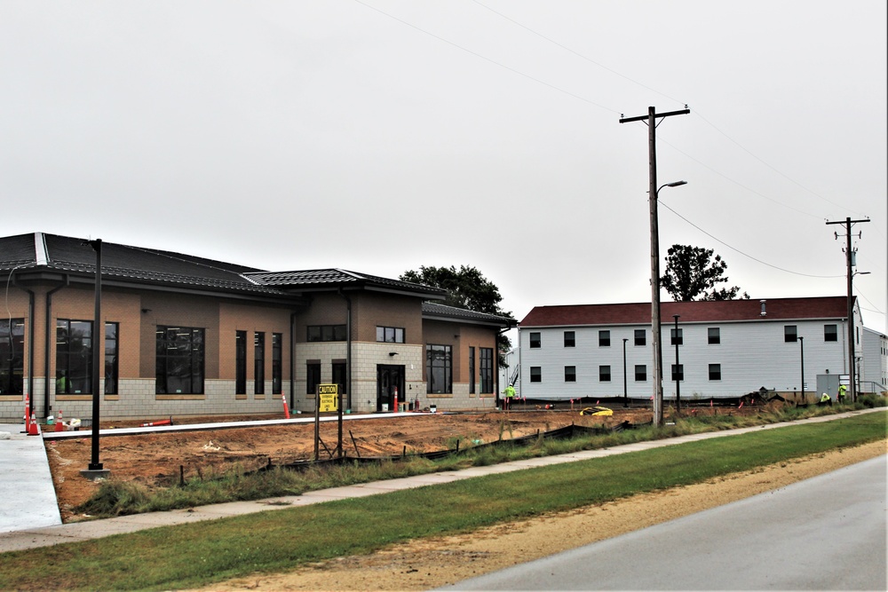 Construction of new training-mobilization dining facilities continues at Fort McCoy