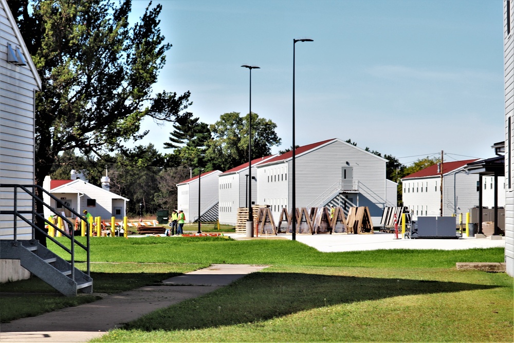 Construction of new training-mobilization dining facilities continues at Fort McCoy