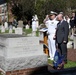 Sailors participate in an annual ceremony at the Commodore John Barry gravesite.