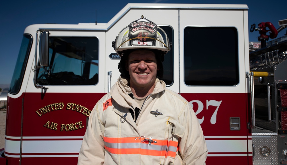 Inner fire: Nellis firefighter finds his strength, earns 12 OAY
