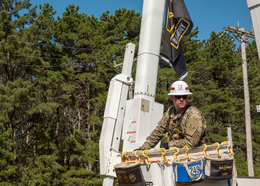 249th Engineer Battalion trains at Otis ANGB