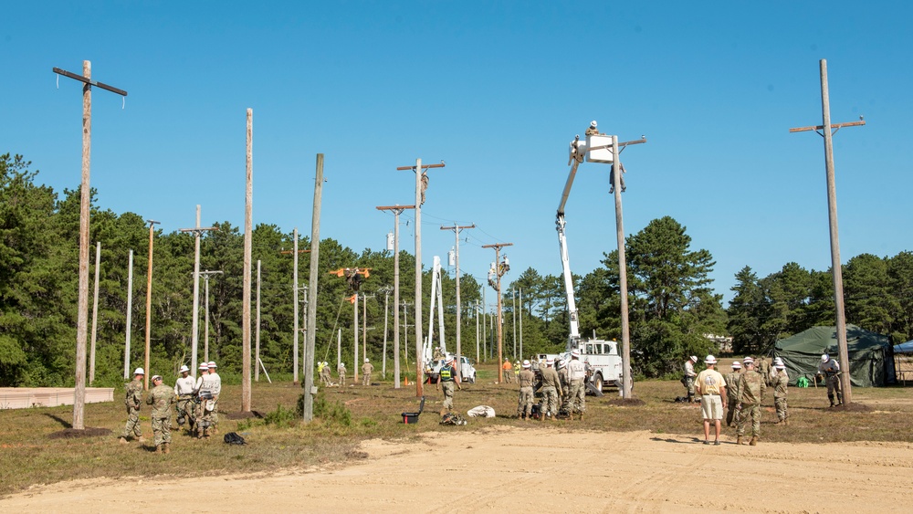 249th Engineer Battalion trains at Otis ANGB