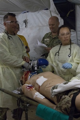 Army and Navy Reserve and National Guard train to save lives