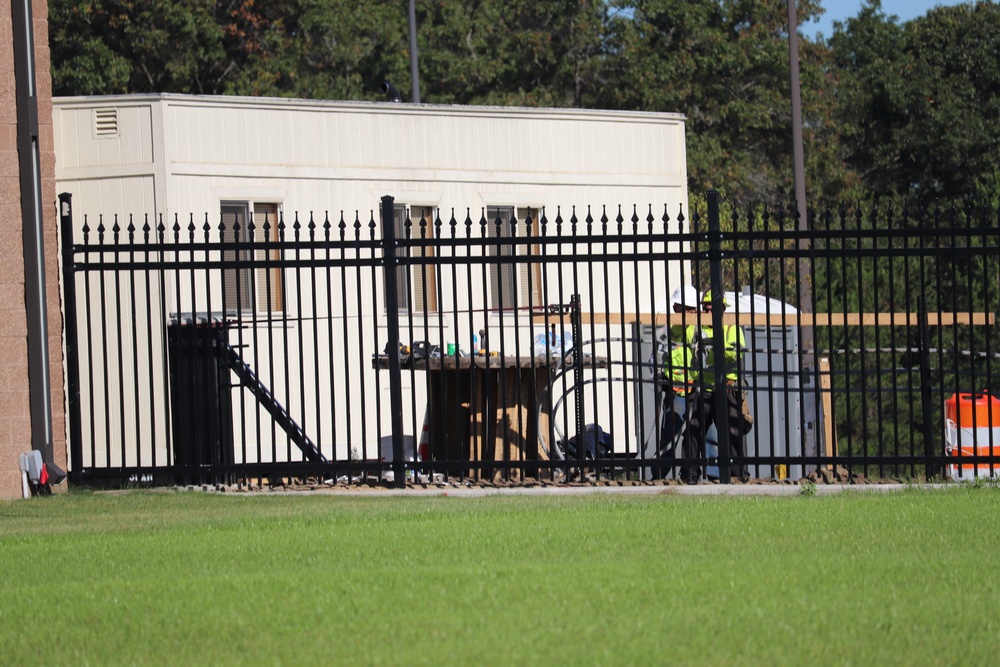 Work continues with updating Fort McCoy’s Main Gate