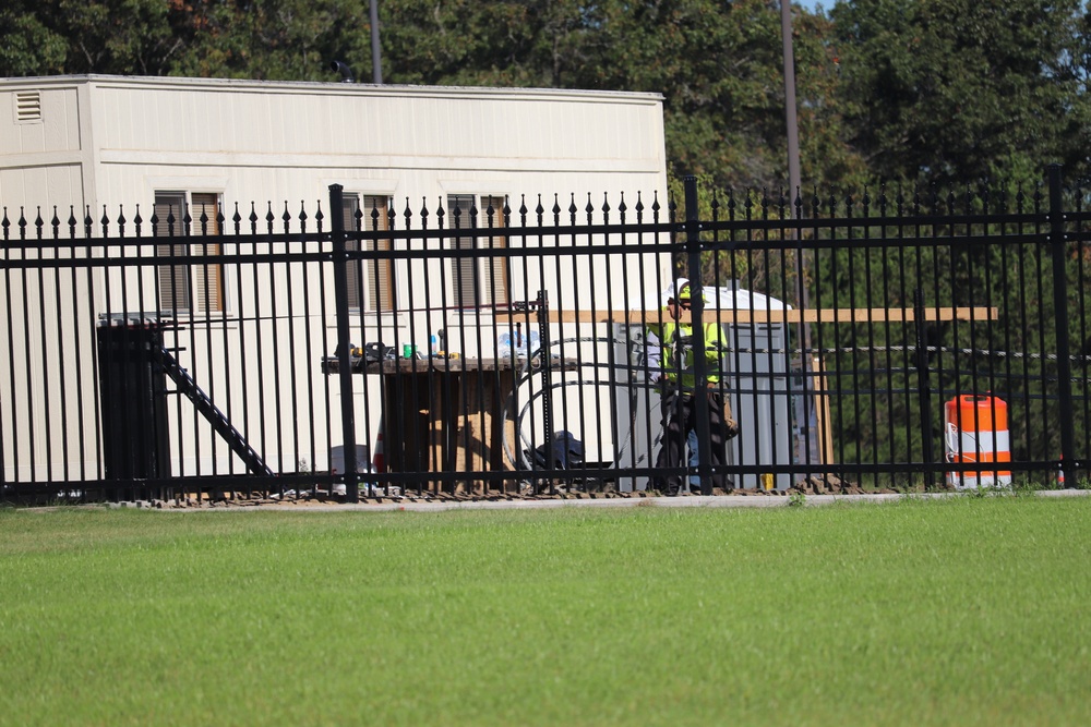 Work continues with updating Fort McCoy’s Main Gate