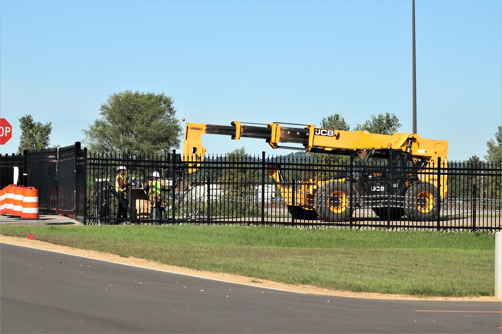 Work continues with updating Fort McCoy’s Main Gate