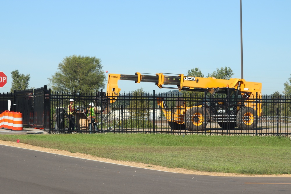 Work continues with updating Fort McCoy’s Main Gate