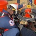 Coast Guard members conduct Spilled Oil Recovery System deployment training in Sitka, Alaska