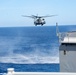 US Marines test helicopter landings aboard USS Carter Hall in Latin America