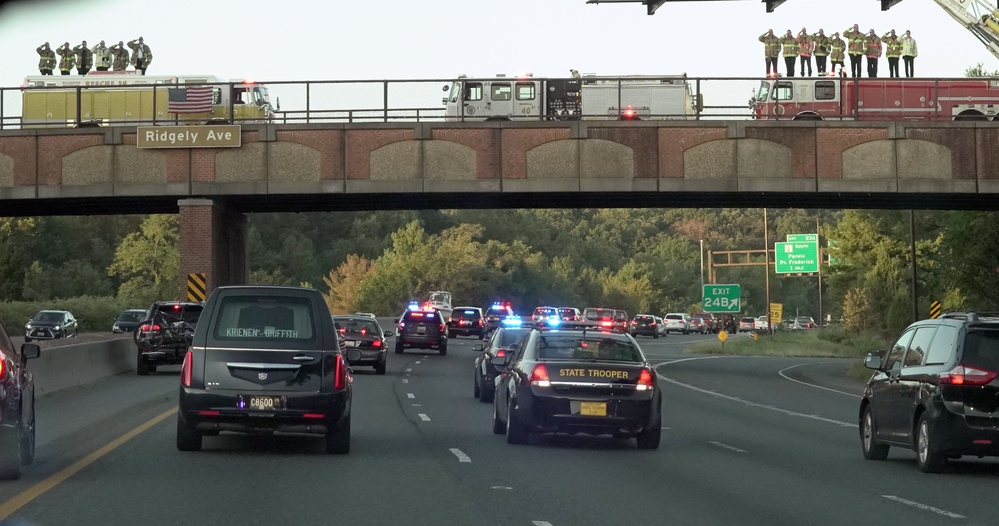Fallen Soldier Receives Honorable Escort