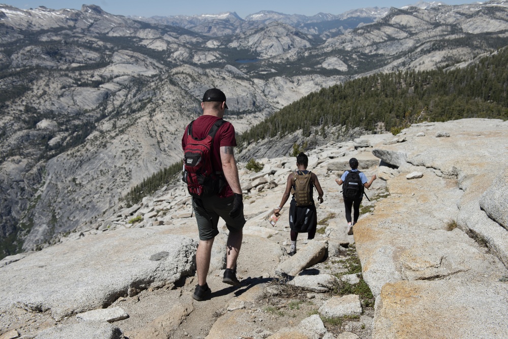 Resiliency with every step: Airmen hike to 'Cloud's Rest'