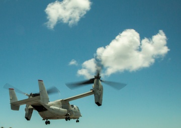 MRF-D Marines conduct trans-Pacific flight in MV-22 Ospreys