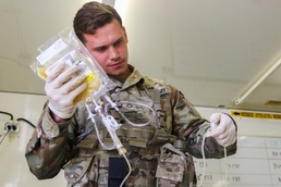 Freeze dried plasma gets air dropped
