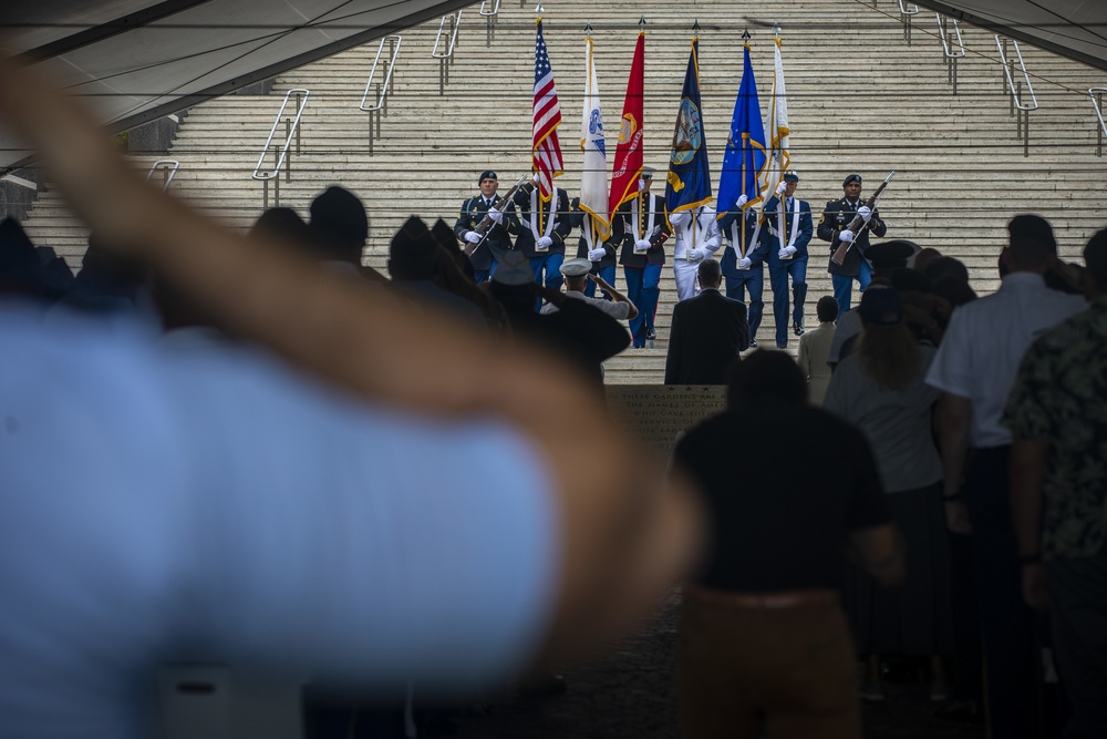 Military honors: U.S. Service members honor POWs