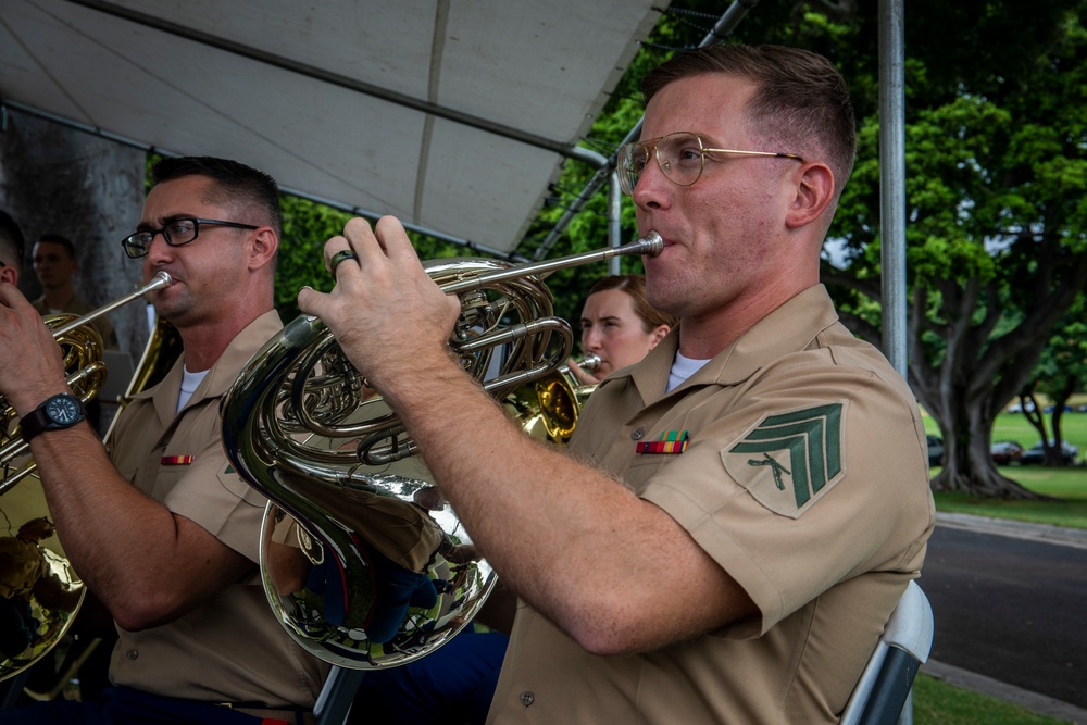 Military honors: U.S. Service members honor POWs