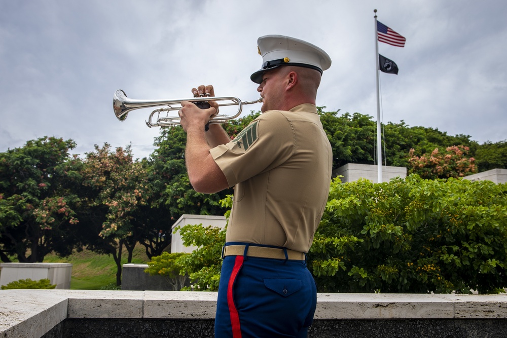 Military honors: U.S. Service members honor POWs