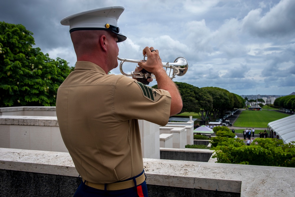 Military honors: U.S. Service members honor POWs