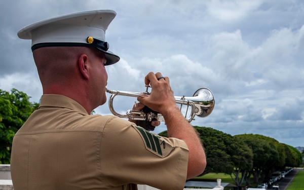 Military honors: U.S. Service members honor POWs